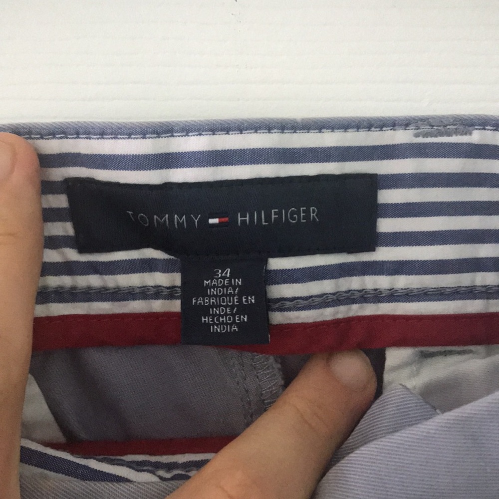 men’s light blue tommy hilfiger shorts - Picture 2 of 3